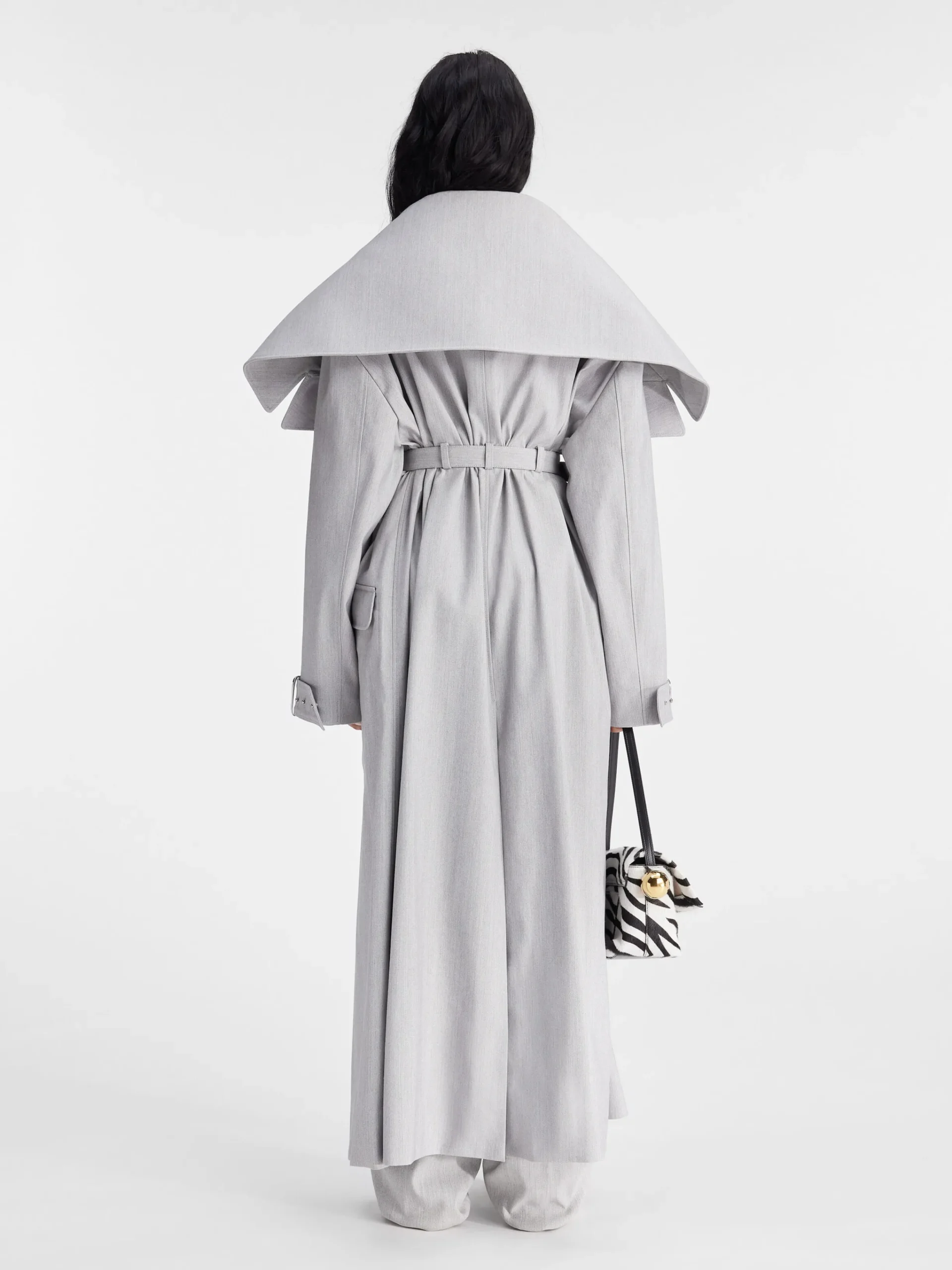 Outlet Jacquemus De Caruso trenchcoat LightGrey