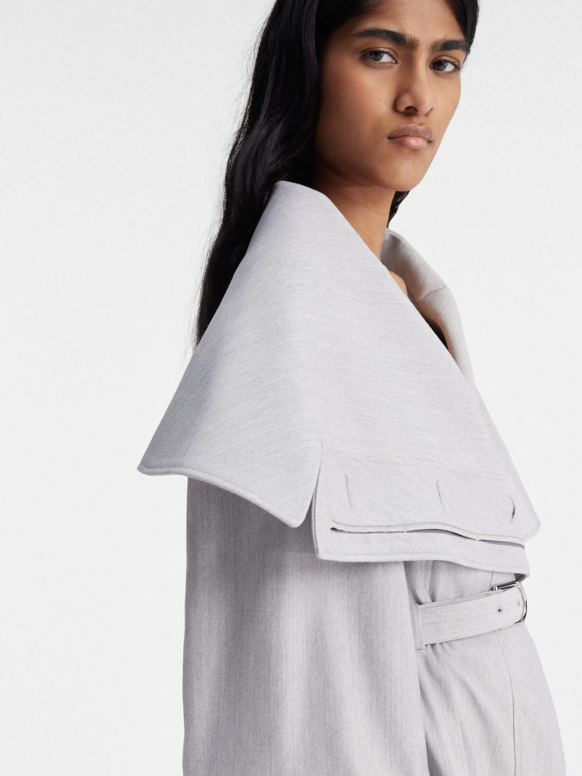 Outlet Jacquemus De Caruso trenchcoat LightGrey