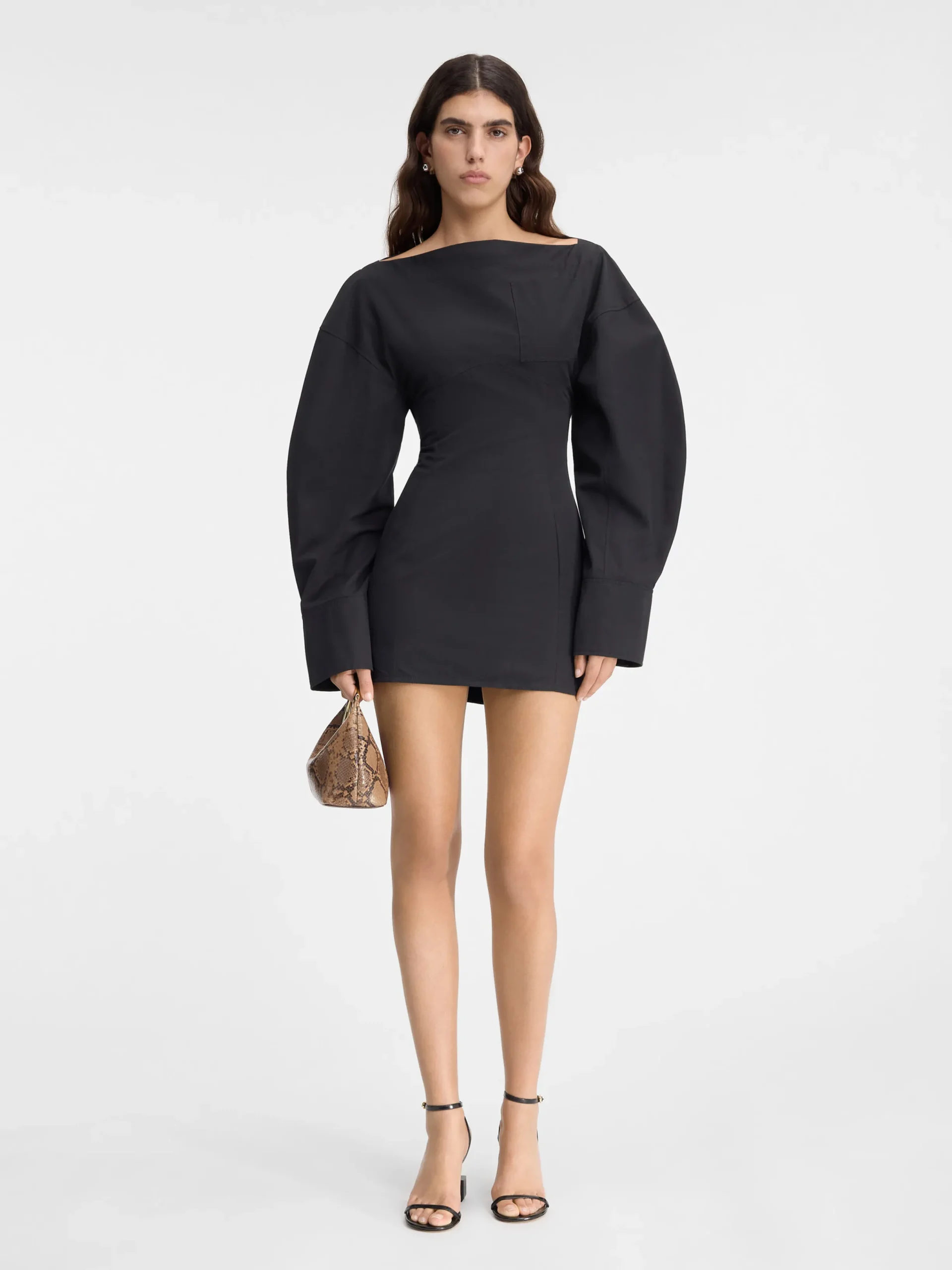 Online Jacquemus De Casaco overhemdjurk Black