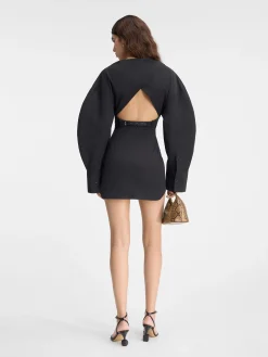 Online Jacquemus De Casaco overhemdjurk Black