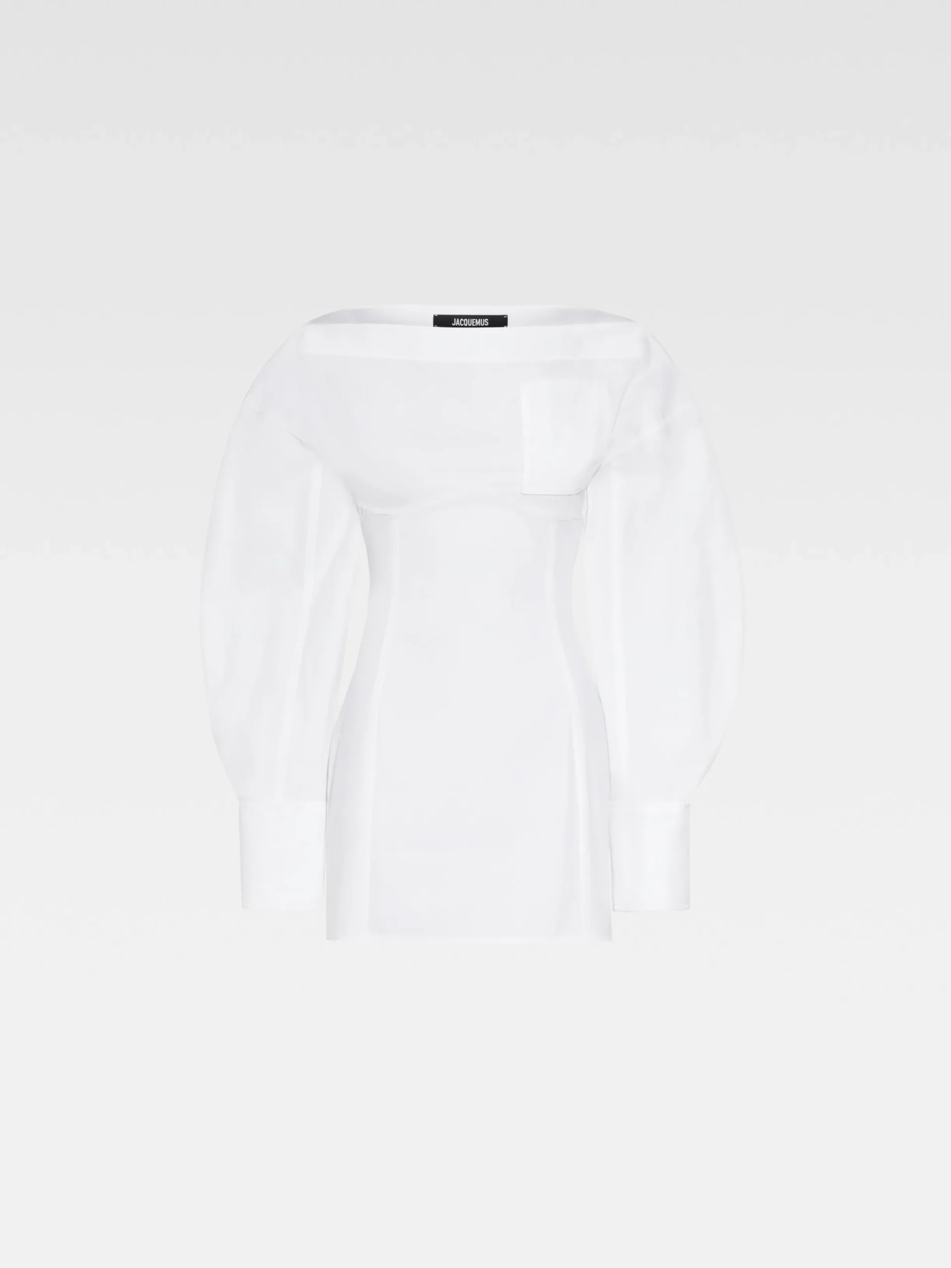 Hot Jacquemus De Casaco overhemdjurk White