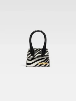 New Jacquemus De Chiquito Black&WhiteZebra