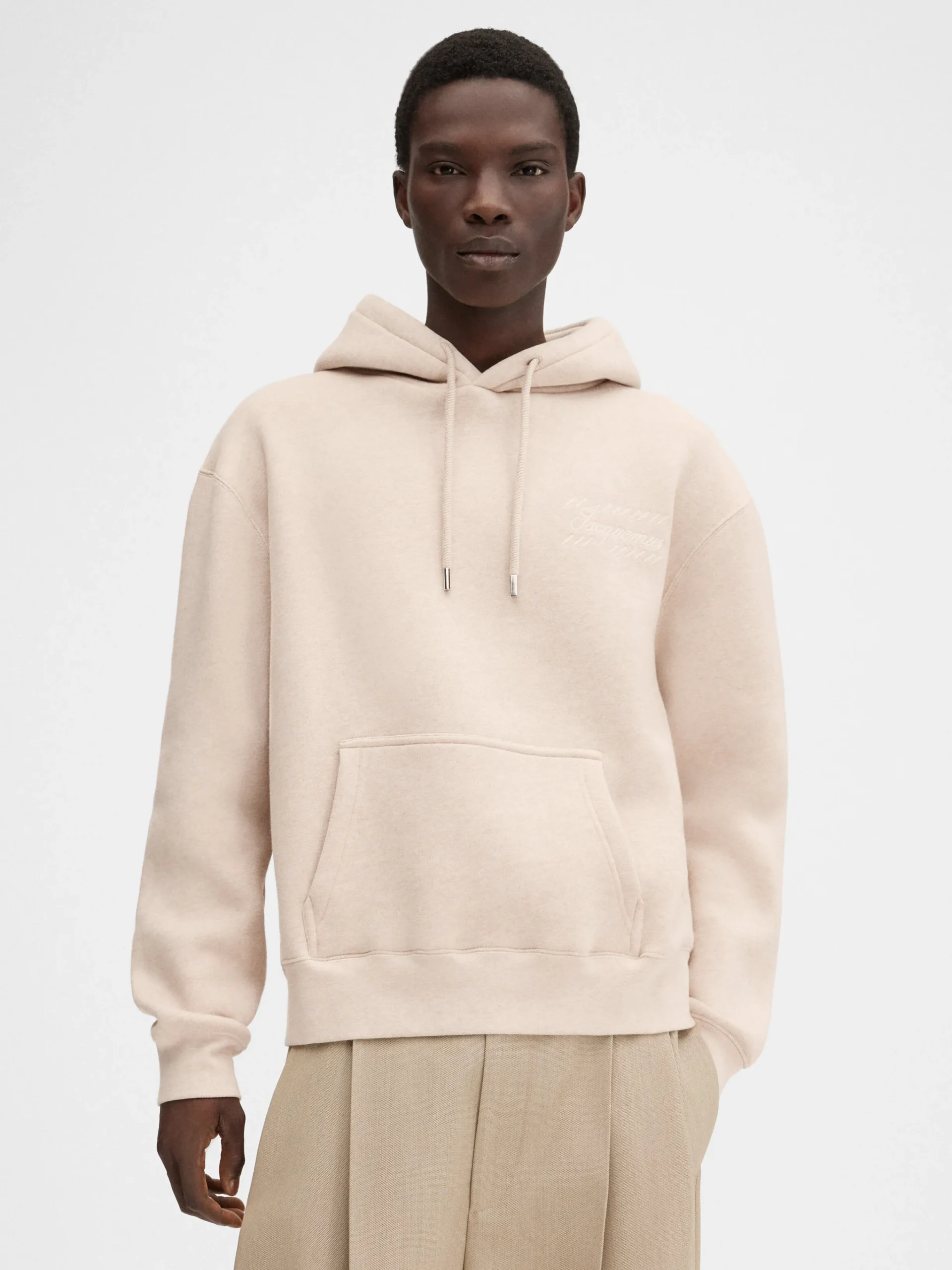 New Jacquemus De Courchevel hoodie CourchevelAdressWhite