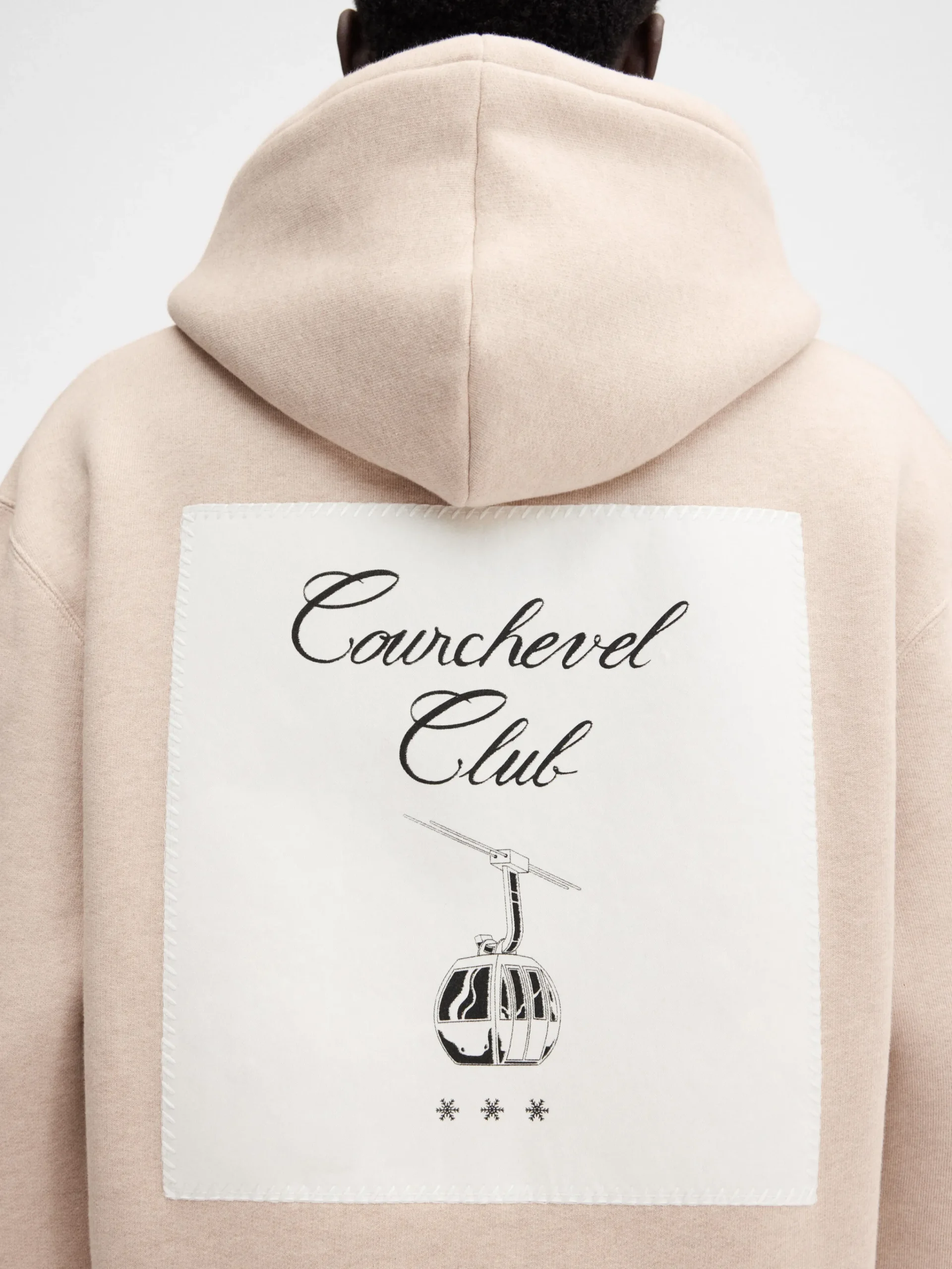 New Jacquemus De Courchevel hoodie CourchevelAdressWhite