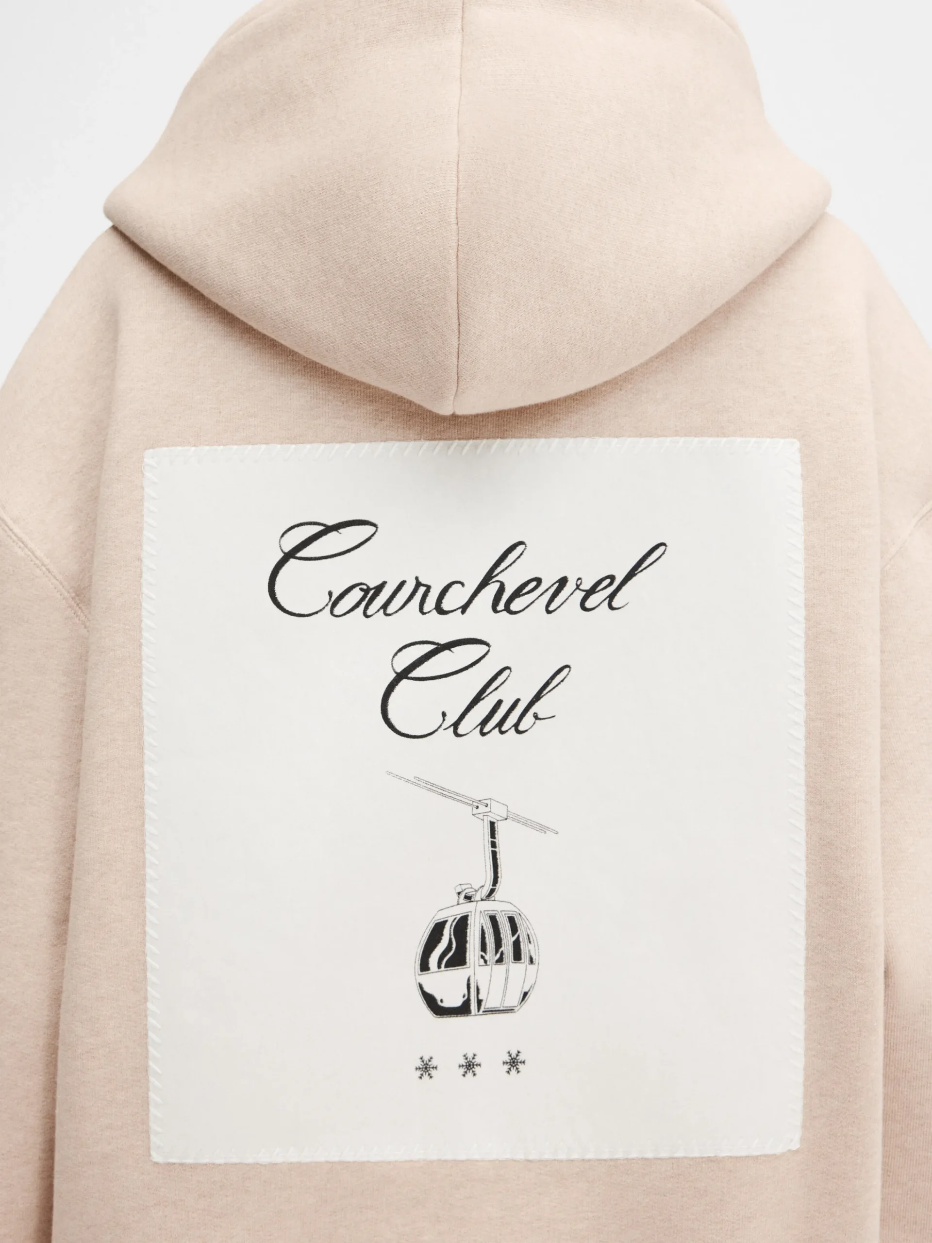 New Jacquemus De Courchevel hoodie CourchevelAdressWhite