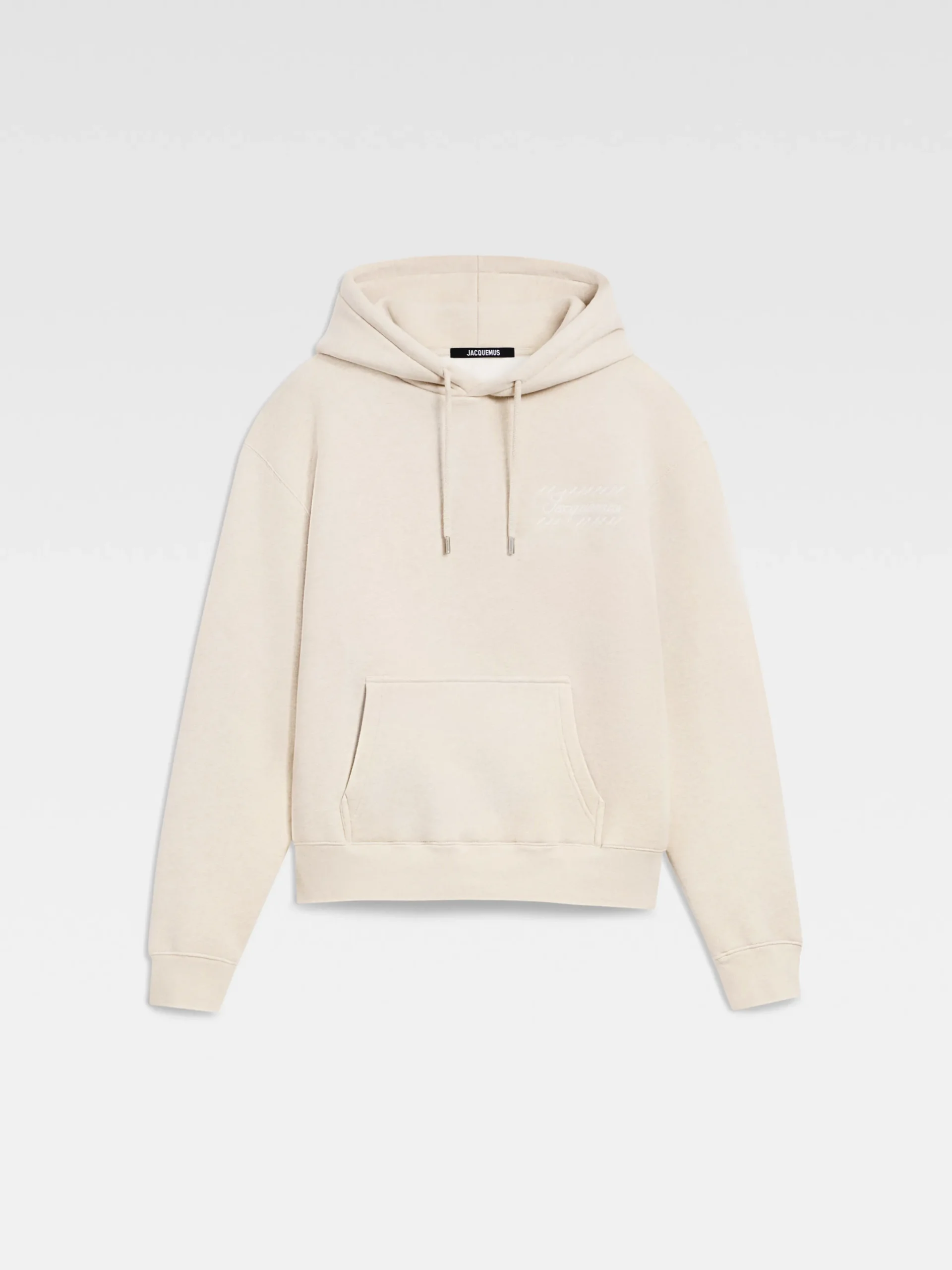 New Jacquemus De Courchevel hoodie CourchevelAdressWhite
