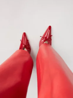 Online Jacquemus De Cubisto hoge slingbacks Red