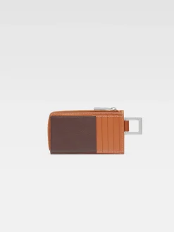 Discount Jacquemus De Cuerda portemonnee met rits LightBrown