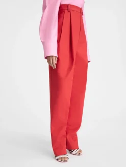 New Jacquemus De Curzio broek met hoge taille Red