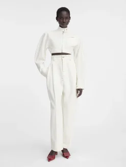 Outlet Jacquemus De Curzio de-N&icirc;mes denim broek Off-White