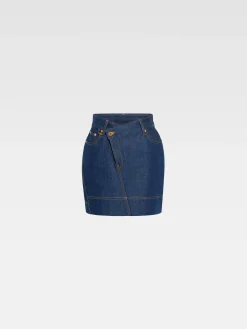 New Jacquemus De de-N&icirc;mes denim mini rok