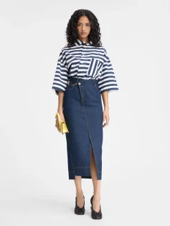 Online Jacquemus De de-Nîmes denim rok