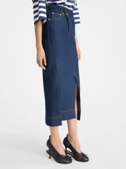 Online Jacquemus De de-N&icirc;mes denim rok