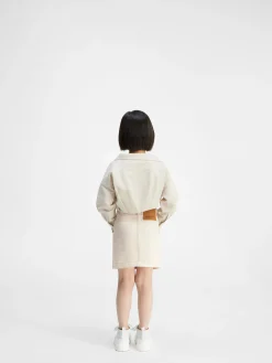 Outlet Jacquemus De de-N&icirc;mes denim rok voor kinderen Off-White