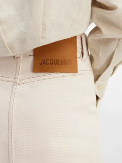 Outlet Jacquemus De de-N&icirc;mes denim rok voor kinderen Off-White