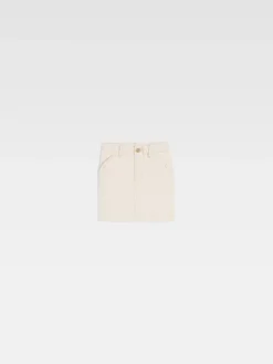 Outlet Jacquemus De de-N&icirc;mes denim rok voor kinderen Off-White