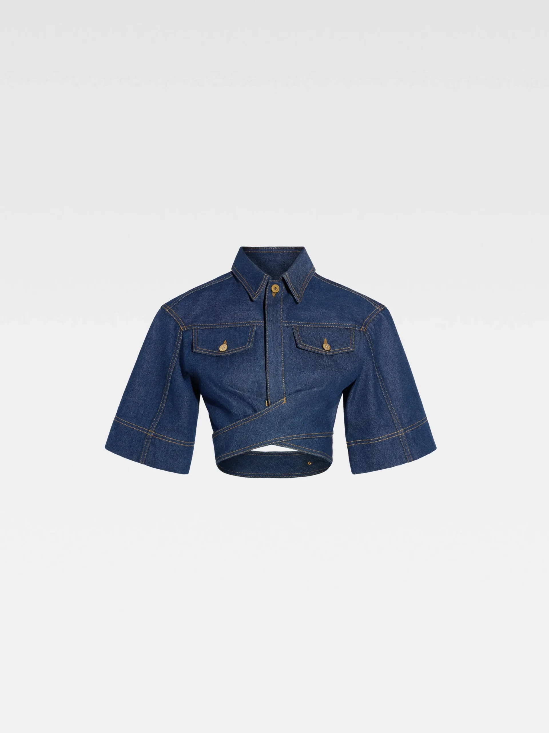 Clearance Jacquemus De de-Nîmes denim top
