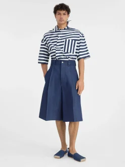 Online Jacquemus De de-Nîmes Ravello korte denim broek Navy