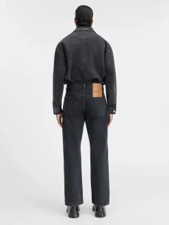 Clearance Jacquemus De de-N&icirc;mes rechte denim broek Black
