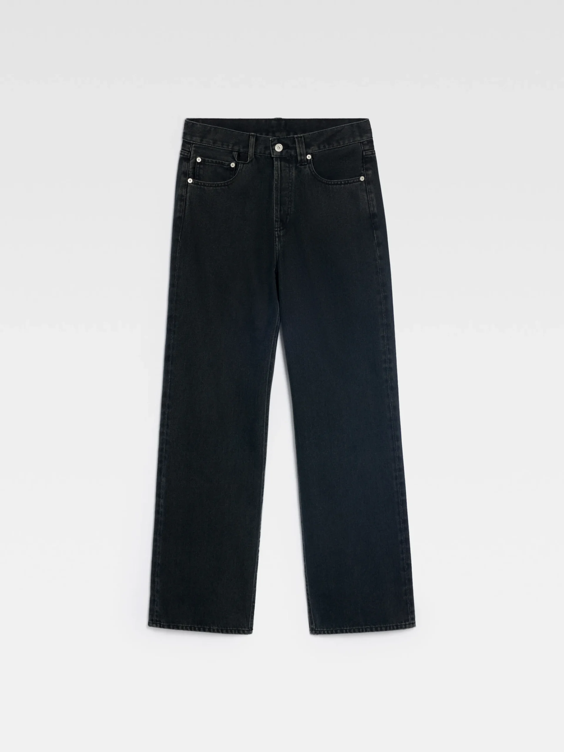 Clearance Jacquemus De de-Nîmes rechte denim broek Black