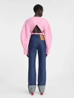 Discount Jacquemus De de-N&icirc;mes rechte denim broek