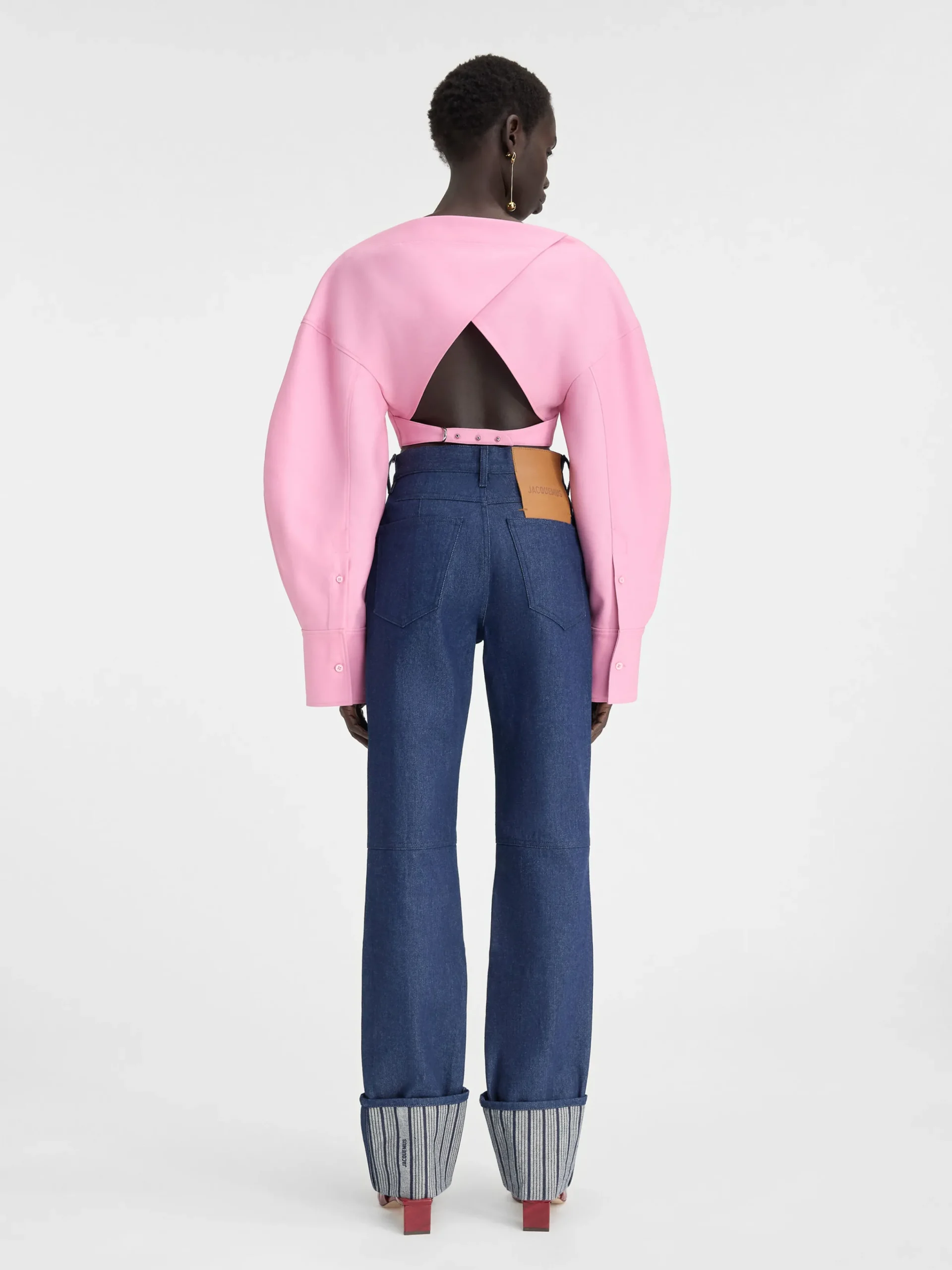 Discount Jacquemus De de-Nîmes rechte denim broek