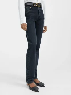 Best Jacquemus De de-Nîmes rechte denim broek Black