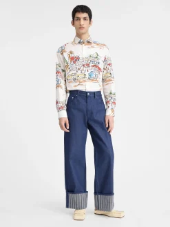 Online Jacquemus De de-Nîmes wijde denim broek