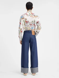Online Jacquemus De de-N&icirc;mes wijde denim broek