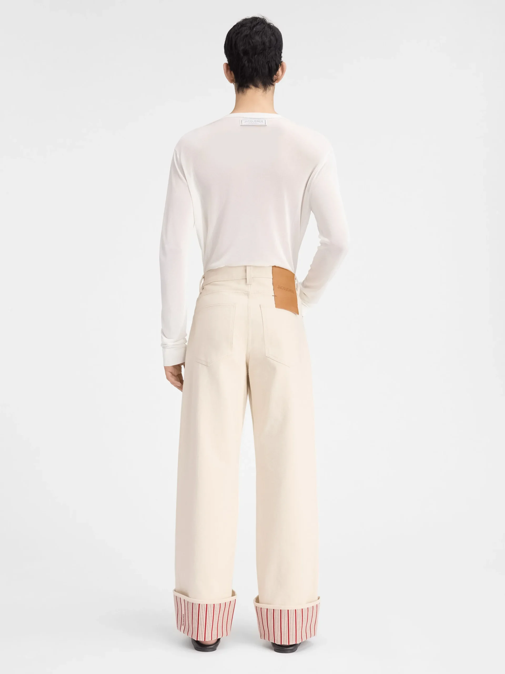 Fashion Jacquemus De de-Nîmes wijde denim broek