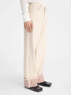 Fashion Jacquemus De de-Nîmes wijde denim broek