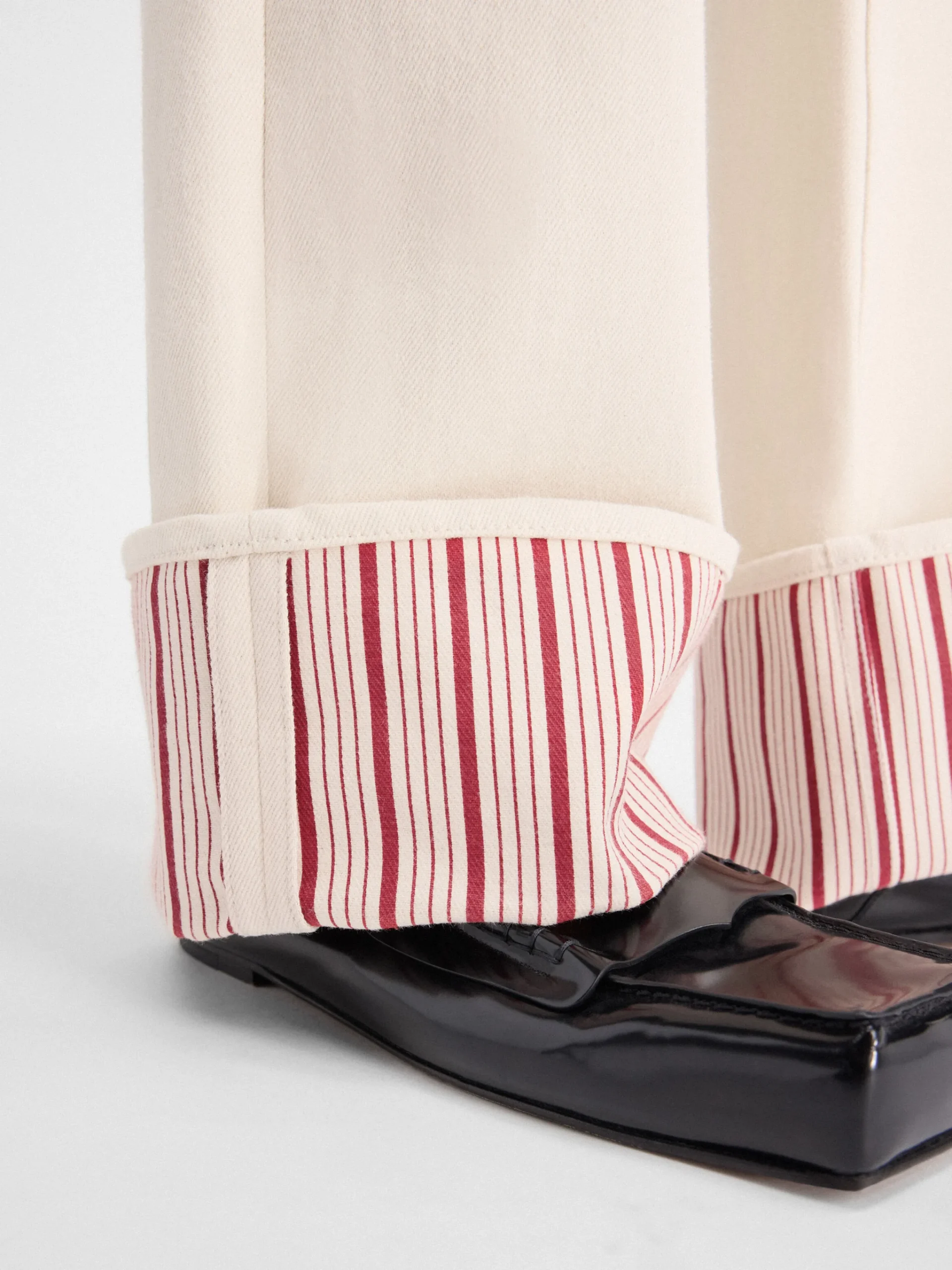 Fashion Jacquemus De de-Nîmes wijde denim broek
