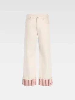 Fashion Jacquemus De de-Nîmes wijde denim broek