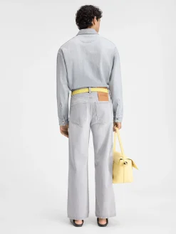 Hot Jacquemus De de-N&icirc;mes wijde denim broek