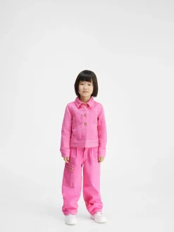 Discount Jacquemus De de-Nîmes wijde denim broek voor kinderen Pink