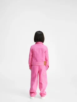 Discount Jacquemus De de-N&icirc;mes wijde denim broek voor kinderen Pink