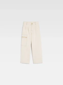Fashion Jacquemus De de-N&icirc;mes wijde denim broek voor kinderen Off-White