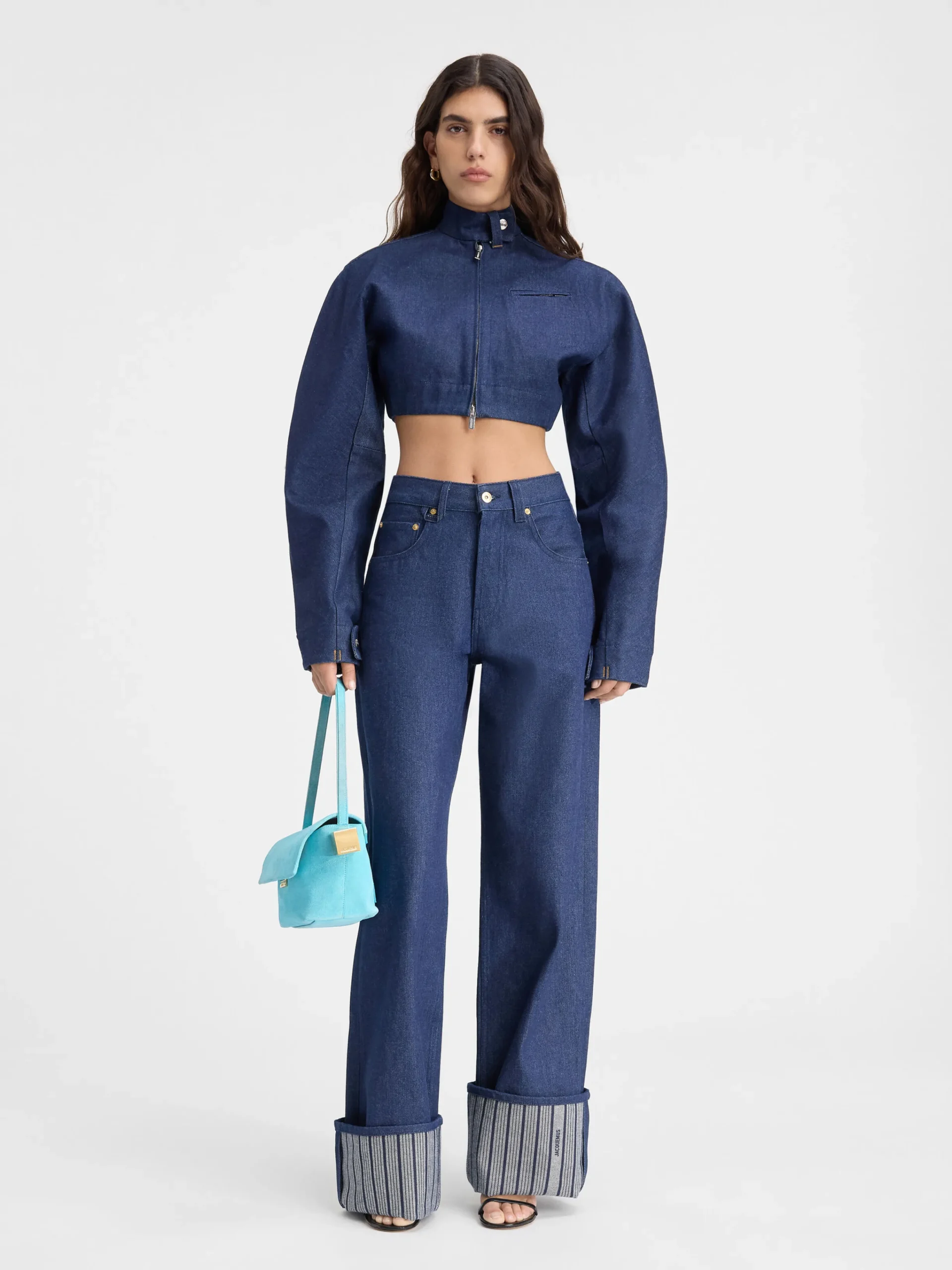 Hot Jacquemus De de-Nîmes wijde denim broek