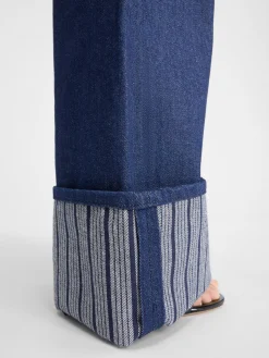 Hot Jacquemus De de-Nîmes wijde denim broek