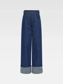 Hot Jacquemus De de-Nîmes wijde denim broek