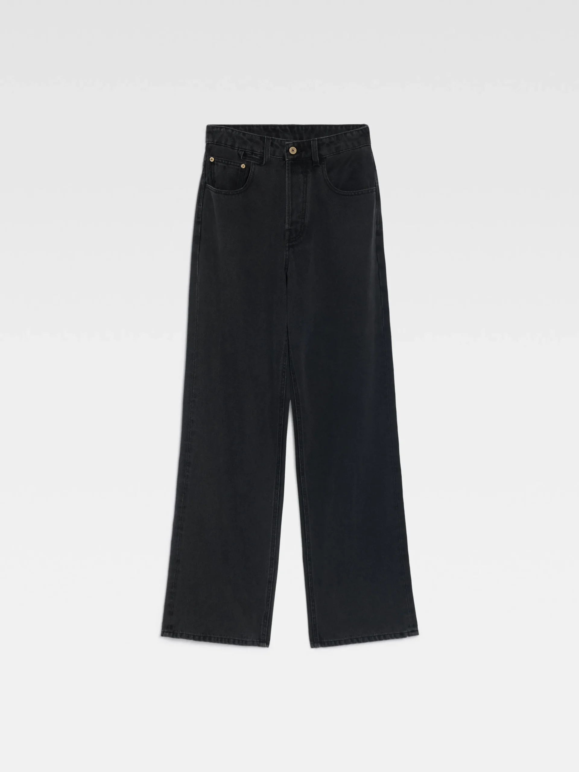 Clearance Jacquemus De de-Nîmes wijde denim broek Black