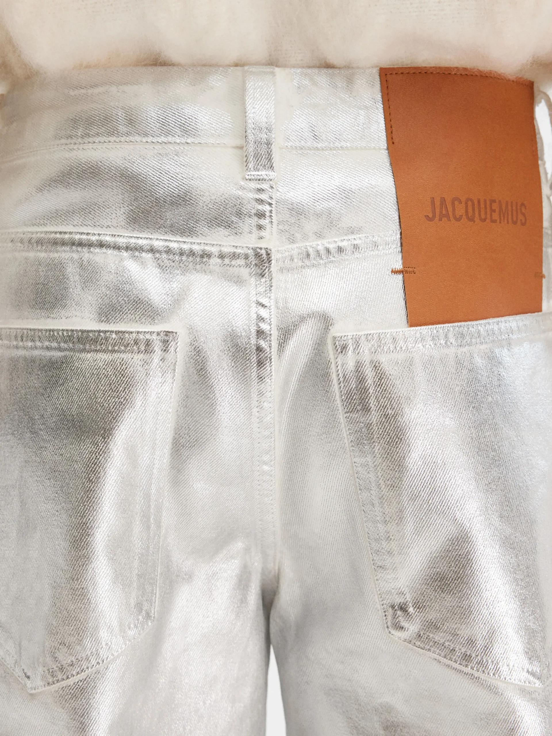 Online Jacquemus De de-Nîmes wijde spijkerbroek Silver