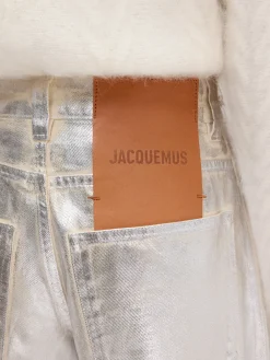 Discount Jacquemus De de-N&icirc;mes wijde spijkerbroek Silver