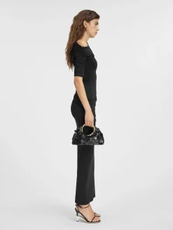 Sale Jacquemus De Drapeado jurk Black