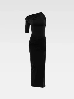 Sale Jacquemus De Drapeado jurk Black