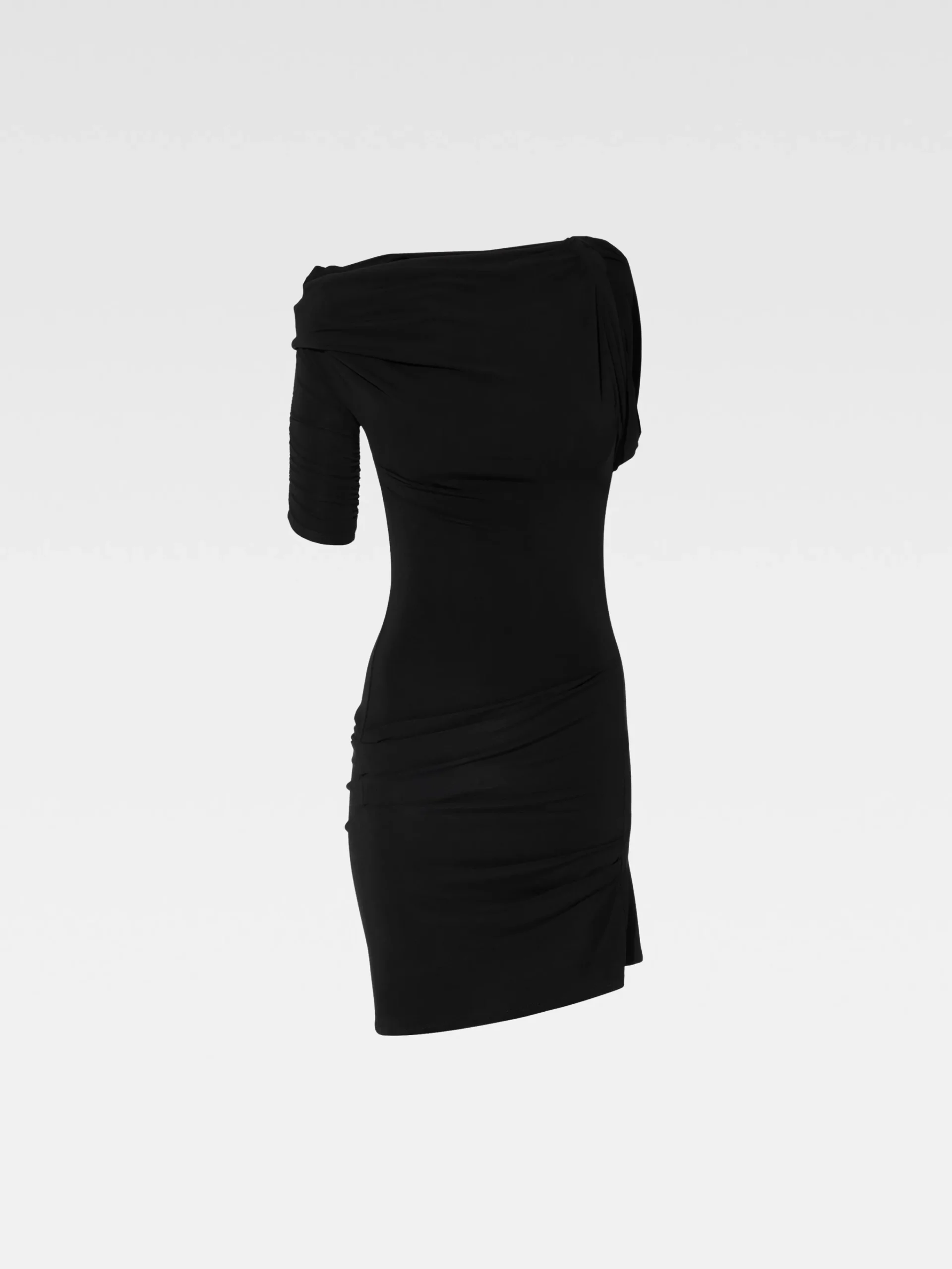 Discount Jacquemus De Drapeado mini jurk Black