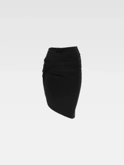 New Jacquemus De Drapeado-minirok Black