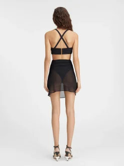 Sale Jacquemus De Drapeado pareo Black