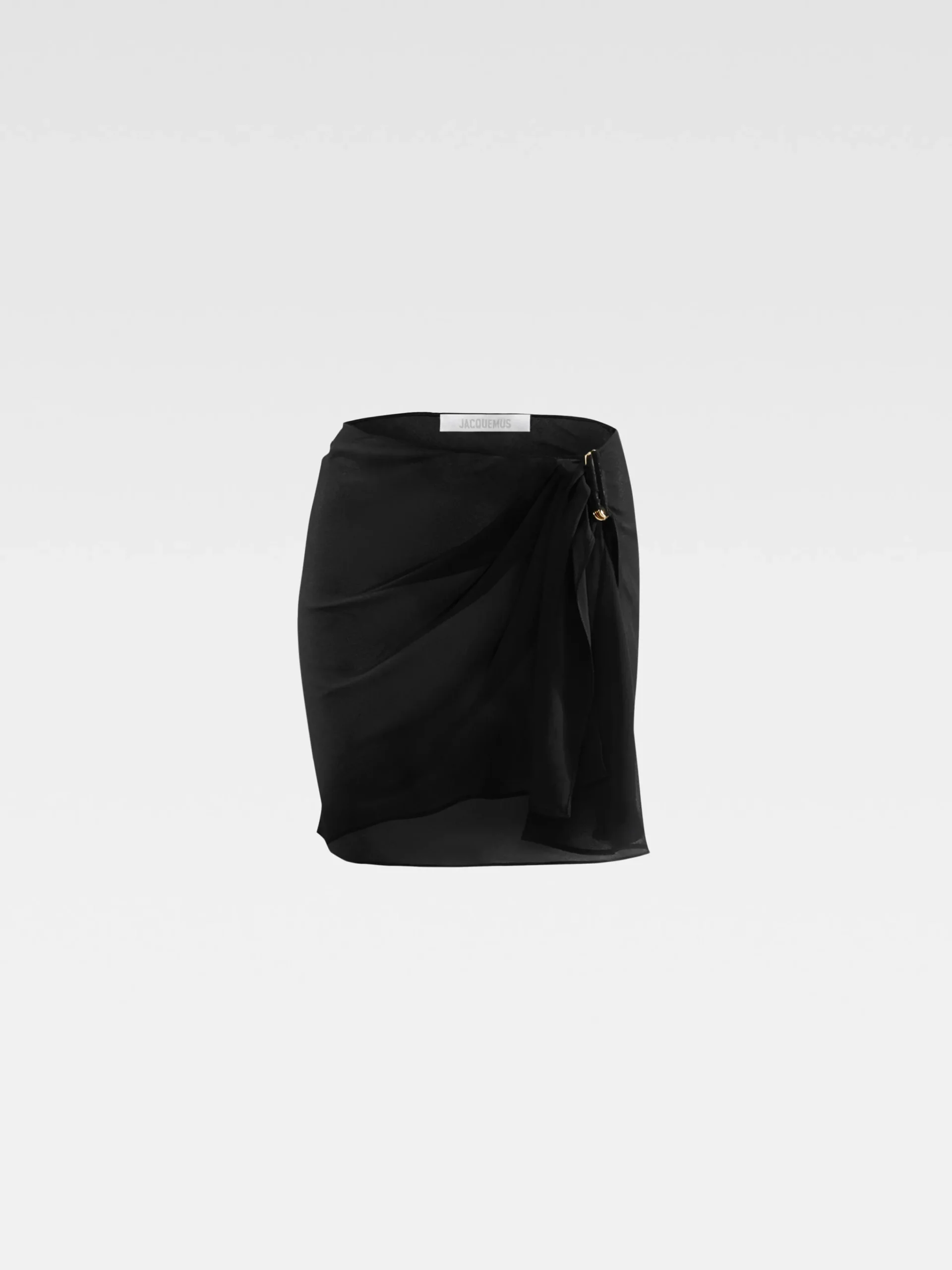 Sale Jacquemus De Drapeado pareo Black