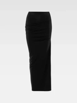 Fashion Jacquemus De Drapeado rok Black